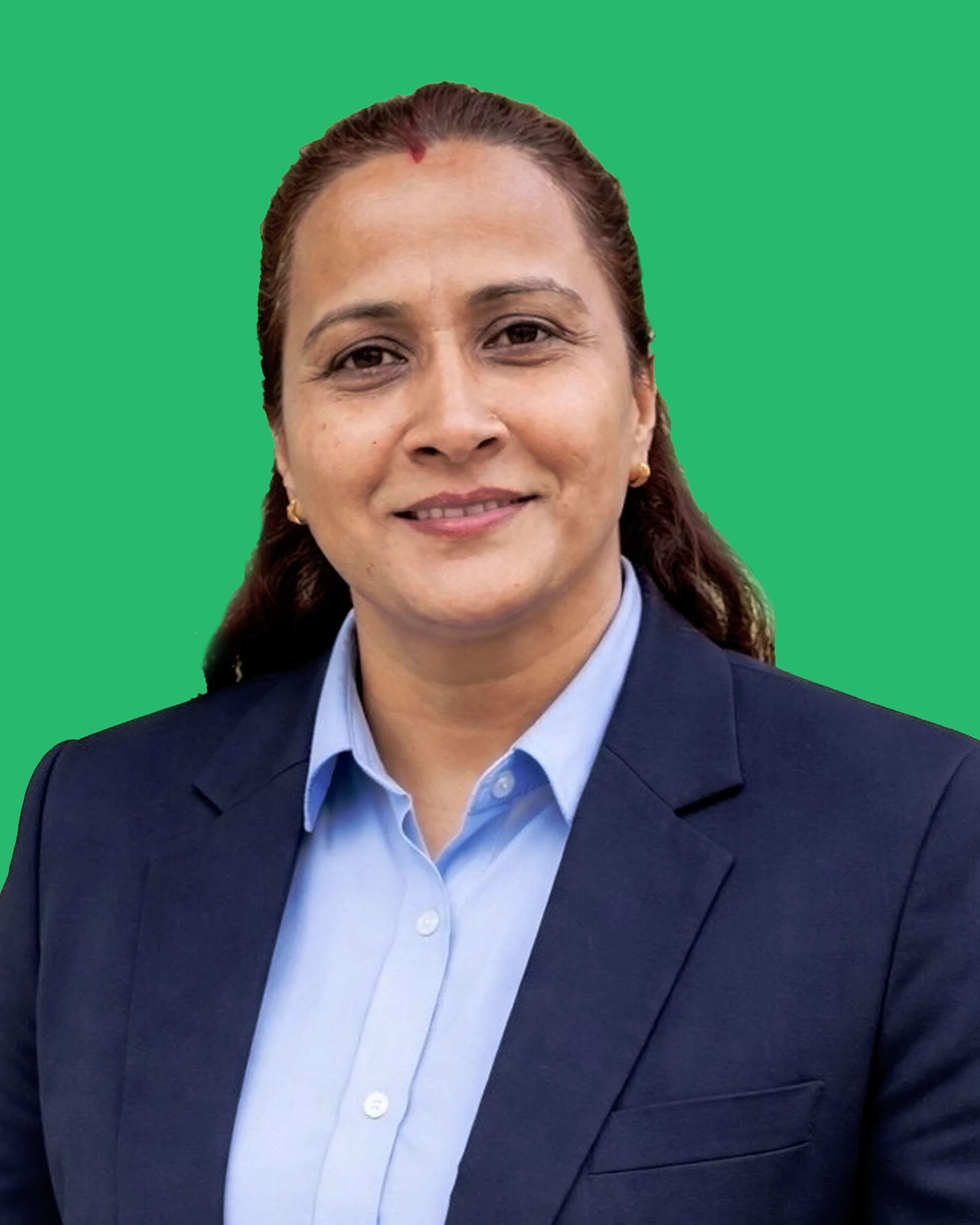 Management team, photo of Rama Ghimire