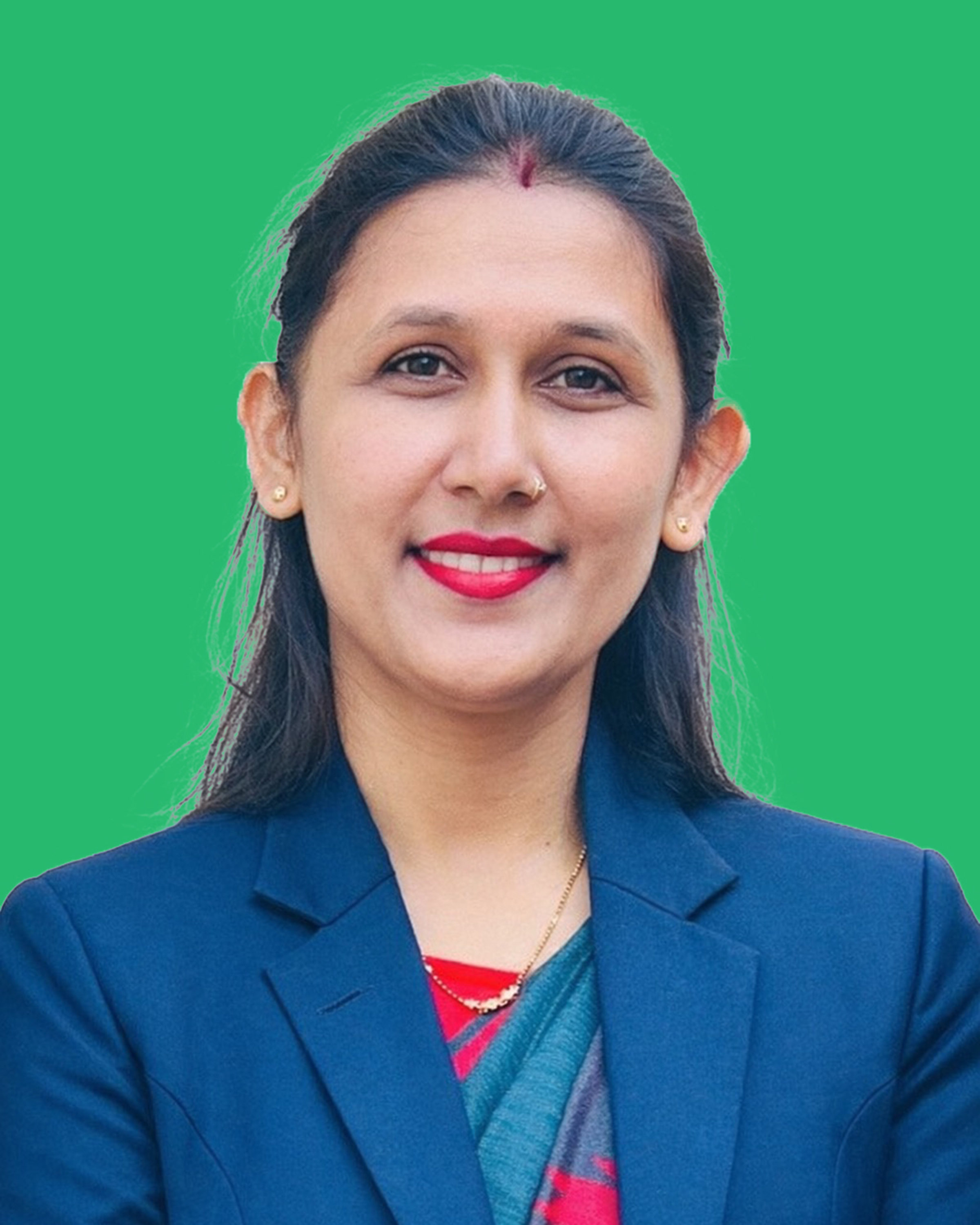 Management team, photo of Sabina Basnet